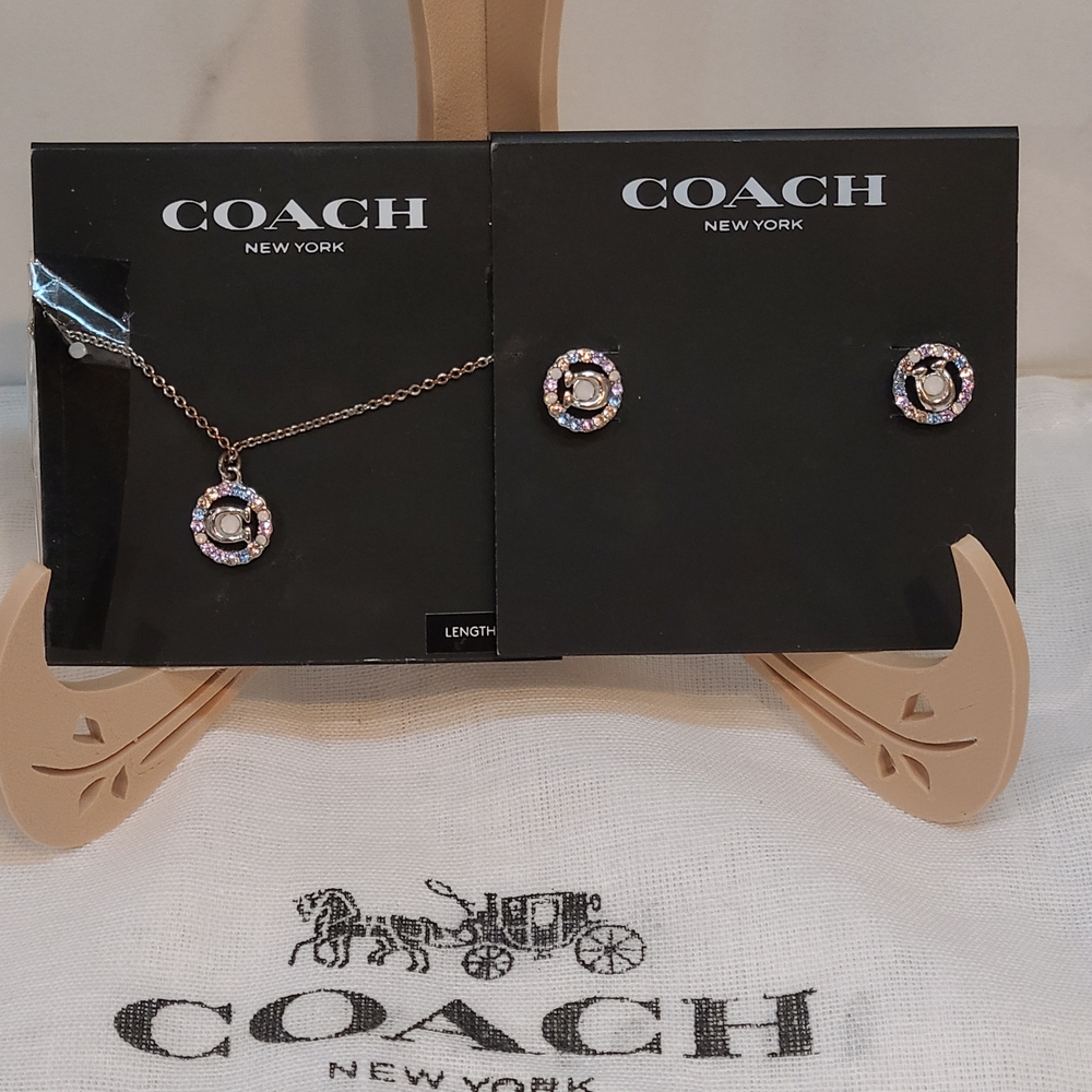 NWT Coach Gold and Silver Jewelry Set